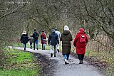 13-01-2021 Breda - Tijdens de harde lockdown willen mensen er even uit en naar buiten voor een wandelingetje op 1,5 meter.  - Fotokrant